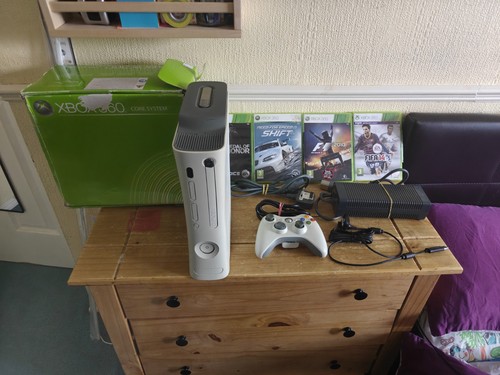 Boxed xbox 360 arcade - boxed, 120gb