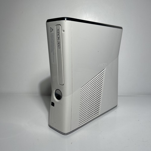 White xbox 360 slim - 360, console
